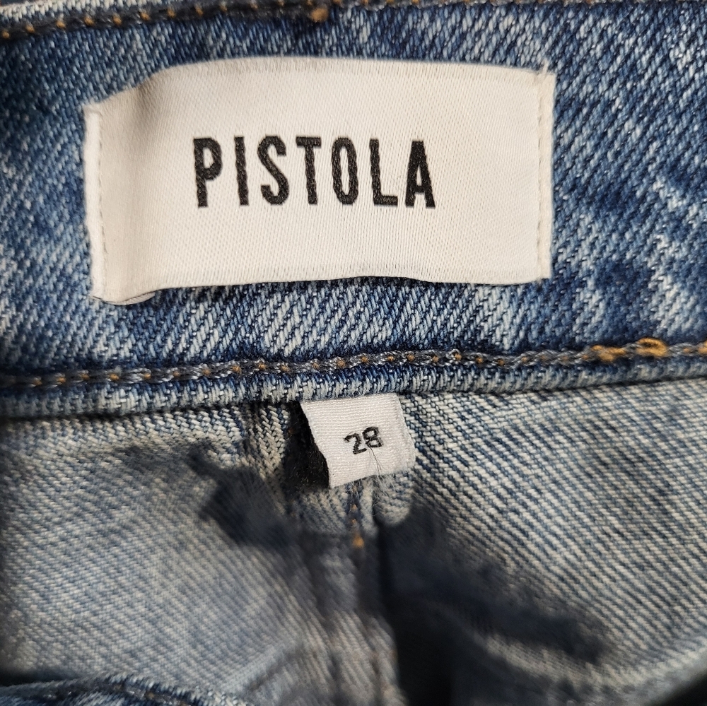Pistola Turner Super High Rise Barrel Jean - Size 28 - Picture 13 of 14
